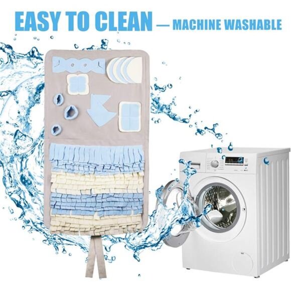 Snuffle Mat for Small Large Dogs Nosework Feeding Mat (23.6"x39.4") Easy to Fill - Picture 4 of 8